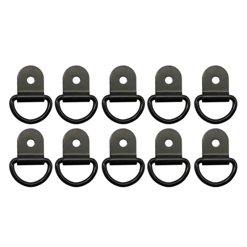 5/10pcs Stainless Steel D Shape Pull Hook Tie Down Anchors Ring Iron Cargo Tie Down Ring Car Truck Trailers RV Boats Accessories