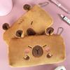 Cute Capybara Pencil Case Large Capacity Stationery Storage Bag for Pens Markers Ruler Eraser, School College Travel Organizer
