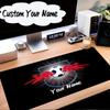 Custom Name Mouse Pad Leipzig Soccer Crest Mouse Pad Desk Mat, Non-Slip Rubber Backer Pad For Computer Notebook Gaming Mouse Pad Birthday Gift
