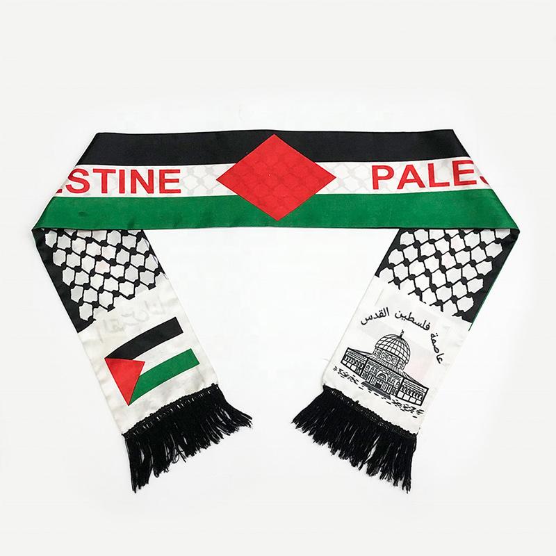 Nowa Szalikowa Szalowa Pashmina Jesienna Szal Wrap Flaga Palestyny Hatta Kufiya Keffiyeh Duże Szale Z Frędzlami