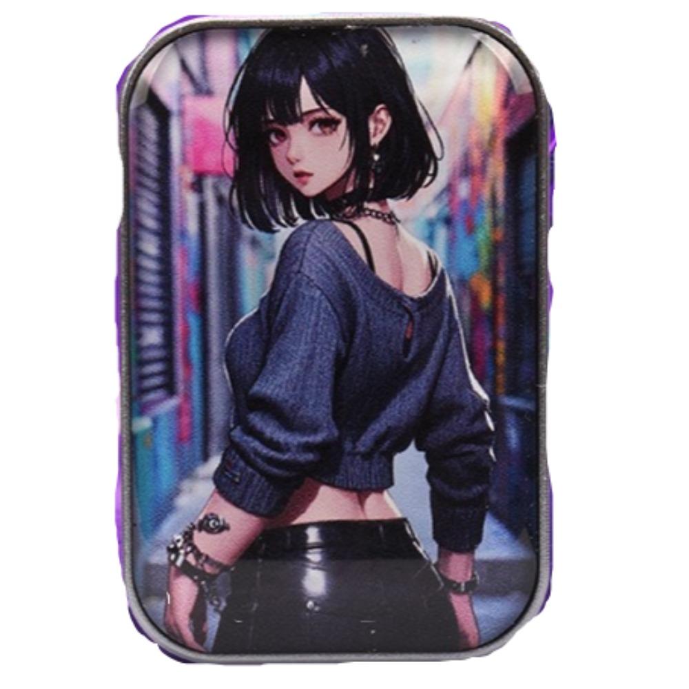 Metal Magnetic Slider Anti-stress Mechanical Push Card Pushing Plate EDC Fidgeting Sensory Stress Relief Toy Antistress Things