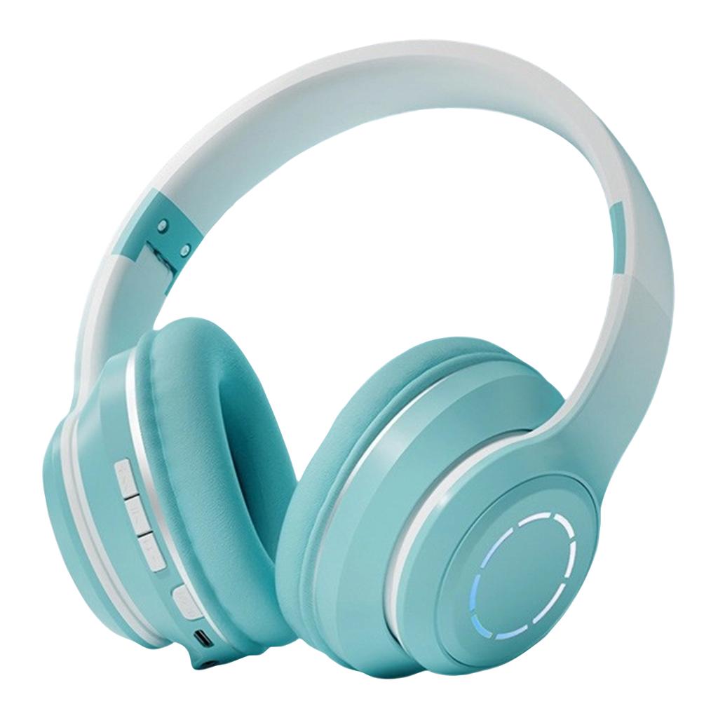 Upgraded 5.2 Bluetooth Over-ear Headphones, New High-value Design, Unisex Wireless Earbuds, No Delay, And With Backlighting.