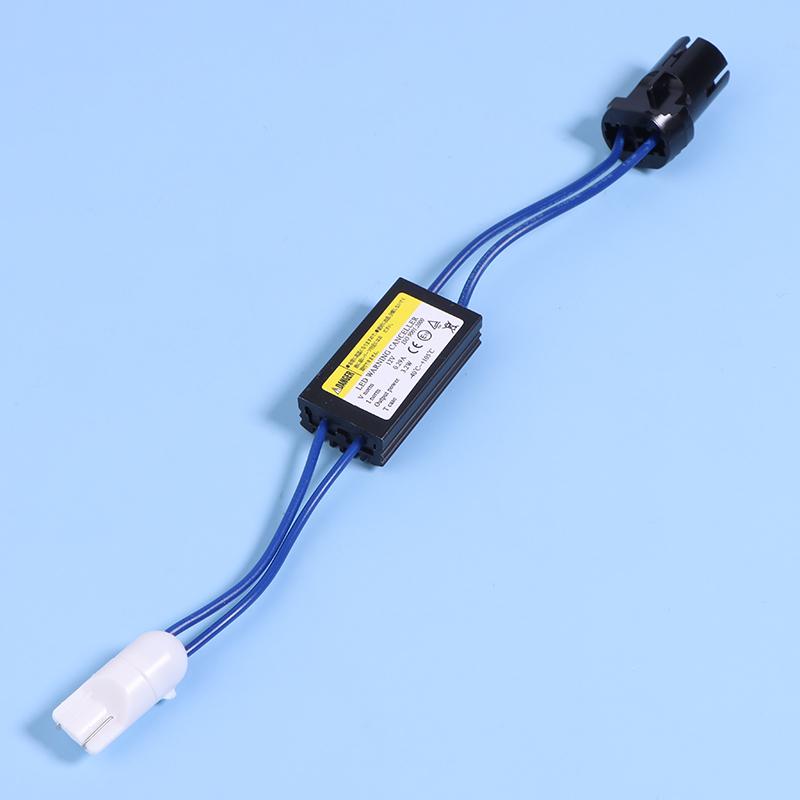 [G332]2Pcs T10 Canbus Decoder Cable Universal 12V LED Load Resistance Warning Eliminates Light Faults Decoders Plug And Play