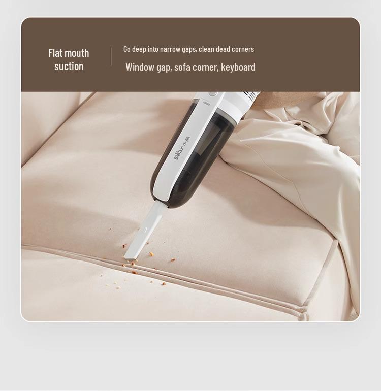 Little Bear Handheld Vacuum Cleaner for Bed, Mite Remover, Pet Hair, with Large Suction Power.