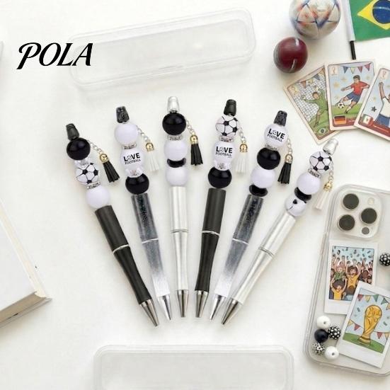 Creative Pen Making Crafts Beaded Ballpoint Kit, with Sports Beads DIY Craft Theme Pens Writing Stationery, for Football Fans Kids And Students School