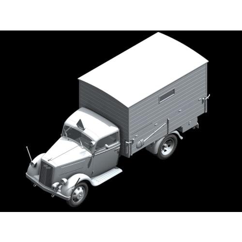 ICM 1/35 Scale German Opel Ambulance 2 5-32 Plastic Model