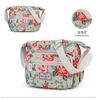2024 New Nylon Ladies Messenger Bag Zipper Design Shoulder Bag Bandolera Mujer Printed Flower Girl Student Phone Shoulder Bag