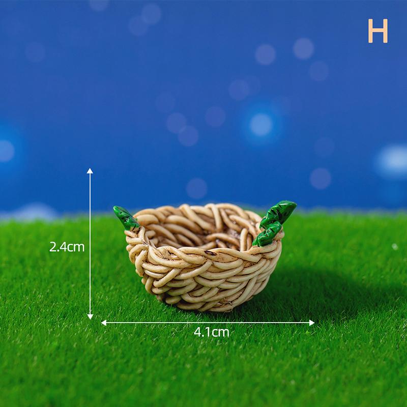 Mini Resin Owl Statue Micro Landscape Decoration For Car Home Desktop Ornaments