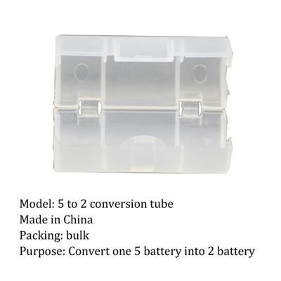 1 Pieza Adaptador de Caja de Almacenamiento Convertidor de Combinación de Baterías AAA a AA / AA a C/D