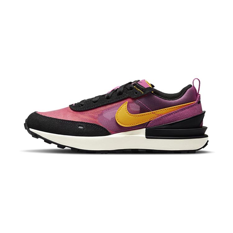 

Новые Nike Waffle One Active Fuchsia Противоскользящие Износостойкие Низкие Повседневные Кроссовки Черный Фиолетовый Золотой Детские DC0480-600 28