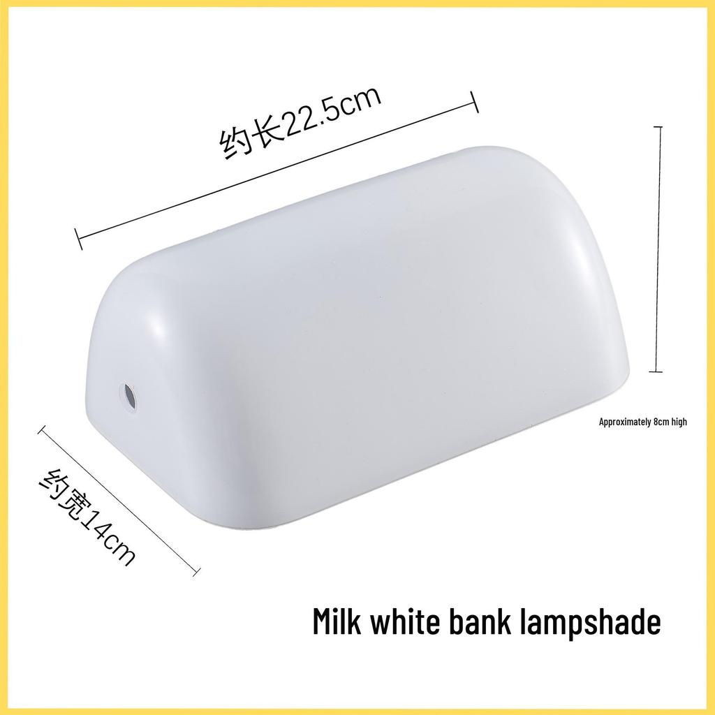 Retro Bank Desk Lamp with Jade, White, Orange, and Black Hand-Blown Glass Lampshade
