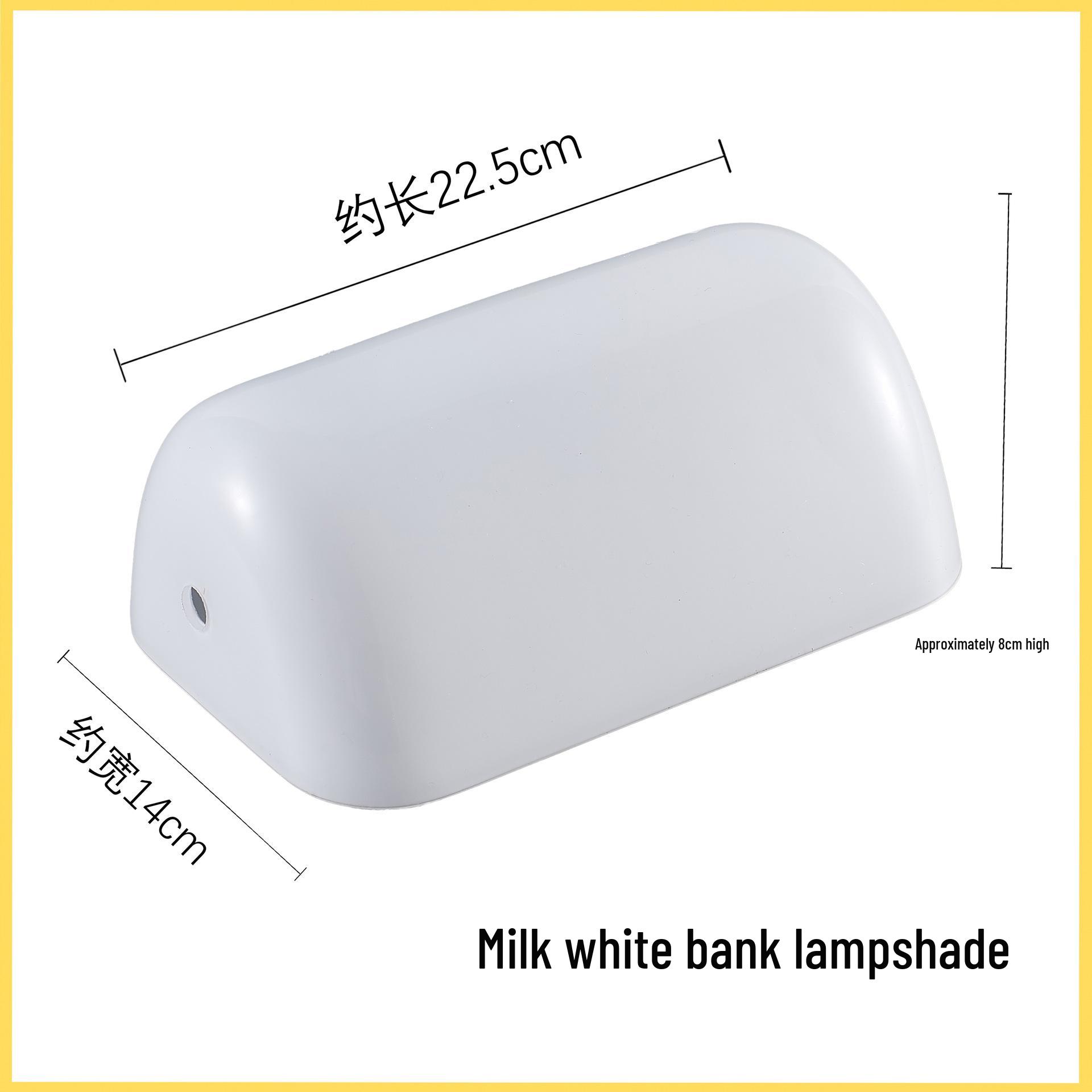 

Ретро настольная лампа для банка с абажуром из выдувного стекла нефритового, белого, оранжевого и черного цветов