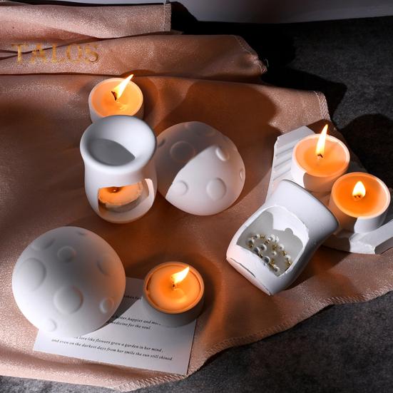 Mushroom Candlestick Mold Silicone Resin Kitchen Accent Mold Non-Stick Material Candle Holder Mold DIY Candle Making Mold