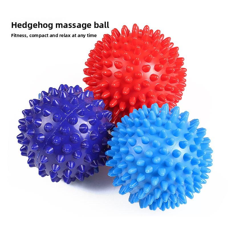 6.5CM7.5cmPVC Massage Hedgehog Ball Muscle Relaxation Fascia Ball Sole Massage Ball Yoga Ball Relaxation Ball
