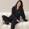 Pajamas women's spring and autumn pure cotton long-sleeved autumn high-end new pull-frame cotton thin autumn and winter women's loungewear set