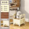 Modern Minimalist Rolling Cart Multi-Function Desk Drawer Storage Two-Layer Storage Box Office Use Book Bag Organizer