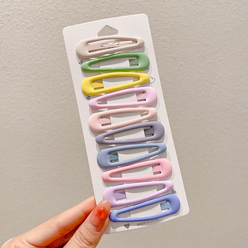 Dopamine Color Bangs Hair Clip Sideburns for Kids & Women - Duckbill Hairpin Headwear