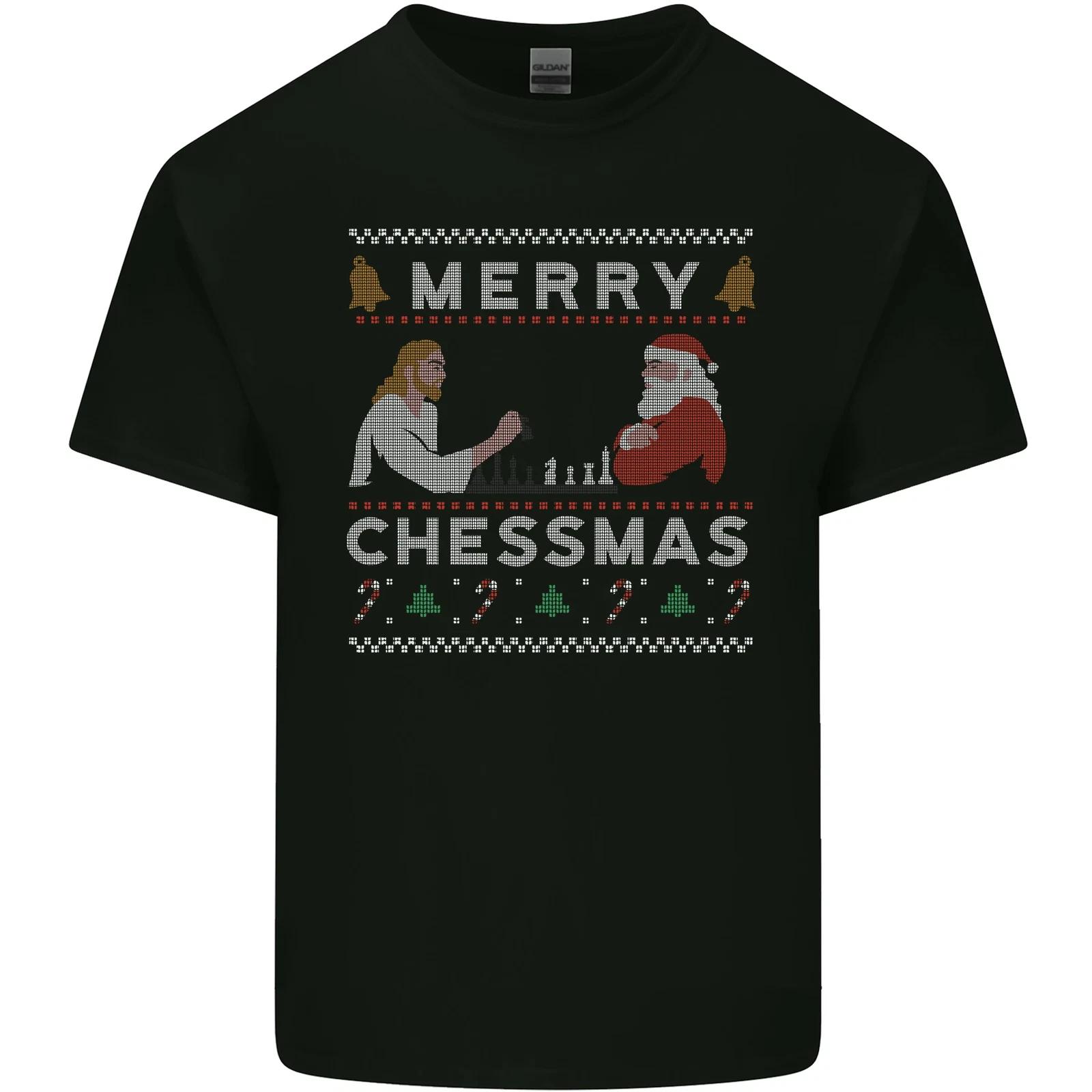 Merry Chessmass Funny Chess Player Kids T-Shirt Childrens S