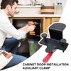 Schranktür-Beschläge-Schablone Verstellbares Hilfswerkzeug Installationspositionierer Montageklemme für Möbelregal Langlebig