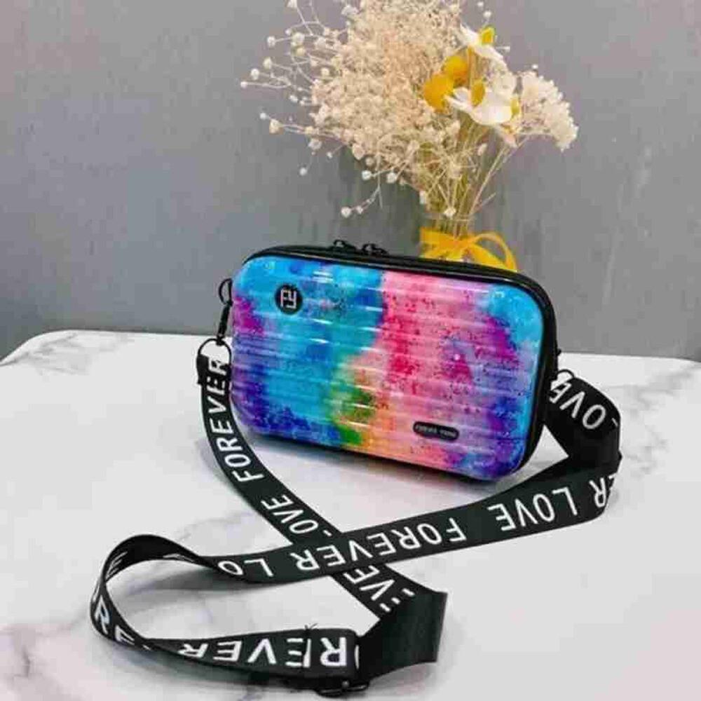RSINC Forever Sling Bag Women And Girls Crossbody  Mini Suitcase Vibrant Colour B0DSJLJ3LN