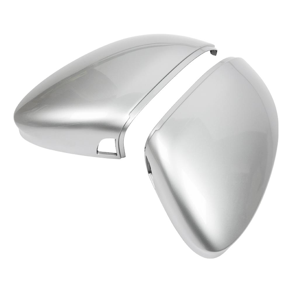For VW Golf  8 MK8 ID3 2020 2021 2022 Mirror Covers Caps RearView Mirror Case Cover Matt Silver Covers