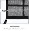 Car Supplies Roof Net Double Zipper Storage Organizer Bag