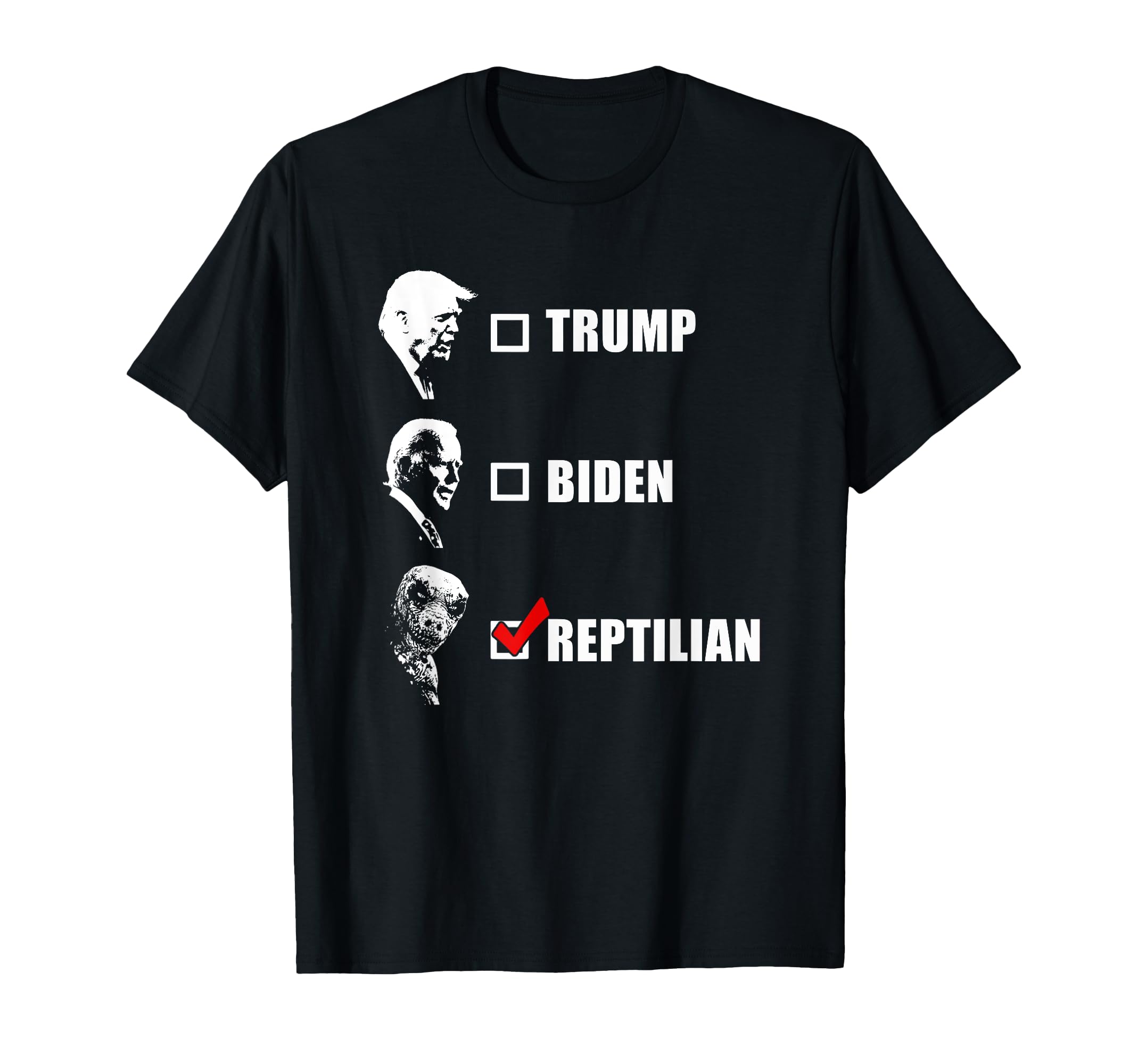 

Funny Conspiracy to Vote Reptilians Design Pro-Biden T-Shirt