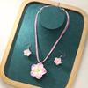 Set di Gioielli di Lusso da 3 Pezzi per Donna Collana con Ciondolo Fiore di Cristallo Vintage e Orecchini Design Raffinato Gioielli Regali per Feste 2026