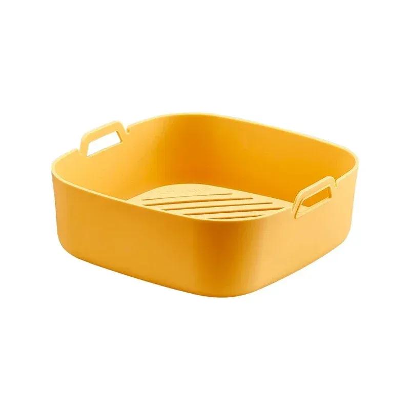 

19 см противень для выпечки духовки для фритюрницы, коврик для корзины для жареной курицы, силиконовый горшок для фритюрницы, сменная круглая сковорода для гриля, аксессуары Y1