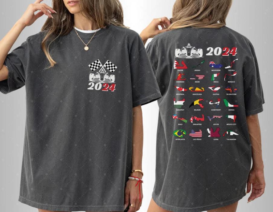 2026 Formula One Season T-Shirt F1 Car Tee F1 Merch Tshirt XXXL