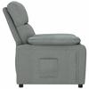 Vidaxl Foldable Armchair, Dark Grey, Fabric Upholstered