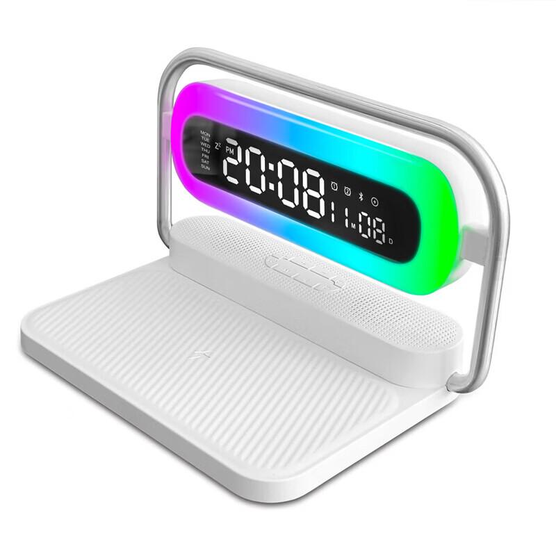 M11 Multi-functional Wireless Charging Bluetooth Speaker Alarm Clock CN plug (adapter included)