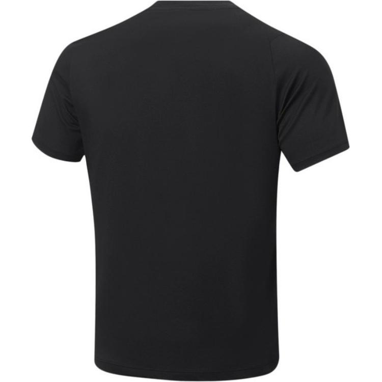Li-Ning Comfortable Versatile Breathable Casual Short Sleeve T-Shirt Men Tops Black ATST023-5