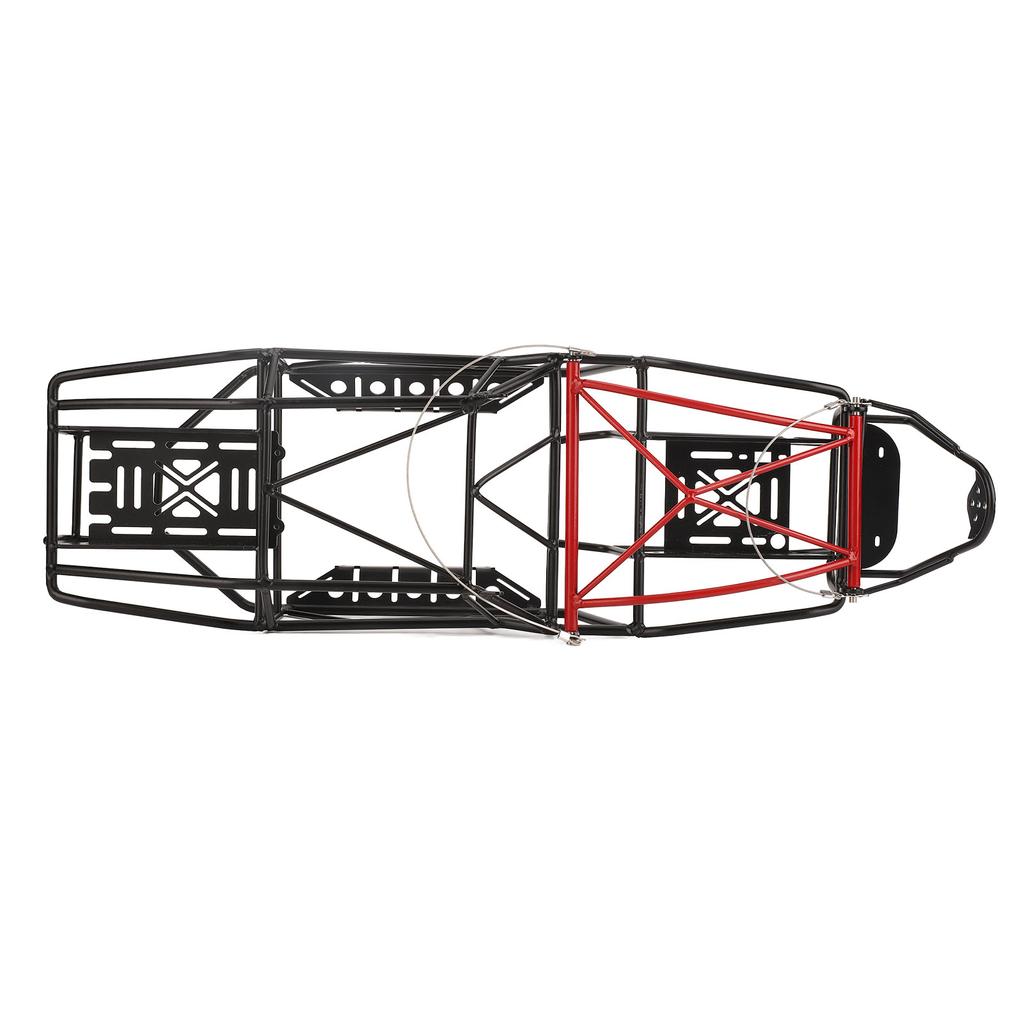RC Metal Roll Cage Black Strong Metal Better Traction Road Holding RC Car Chassis Frame for Axial Capra Kit 1.9UTB