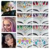 1pc Face jewels Gems Temporary Tattoo Face Jewels Festival Party Body Gems Rhinestone Flash Tattoos Stickers Body Make Up