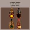 Liquor Decanters 300ml Decanters for Alcohol Airtight Lid 3D Design Empty Container for Wine Beverages Home Cellar Gathering