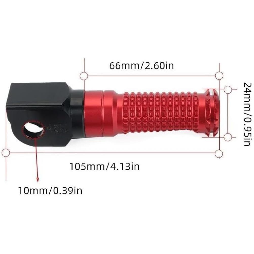 For CFMOTO 450SR 450SS 450NK 450SRS 800NK 450SRS 450/800 SS/SR/SRS/NK 2022-2024 Motorcycle Front Footpegs Footrests CNC Aluminium Alloy Foot Pedals