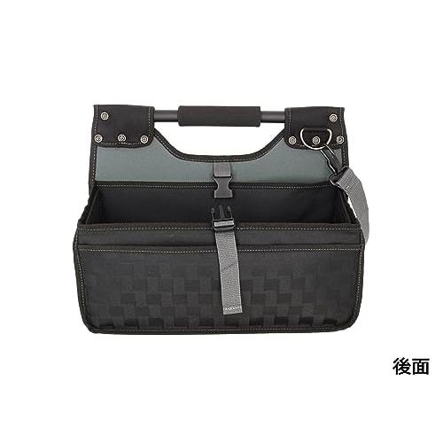 Takagi (Takagi) TAKAGI ICHIMATSU Pipe Tool Bag, Tool Storage, Black, 400 X 310 X 70mm, Easy Access, Full-Open Type, No Hand Pain, ICB-8