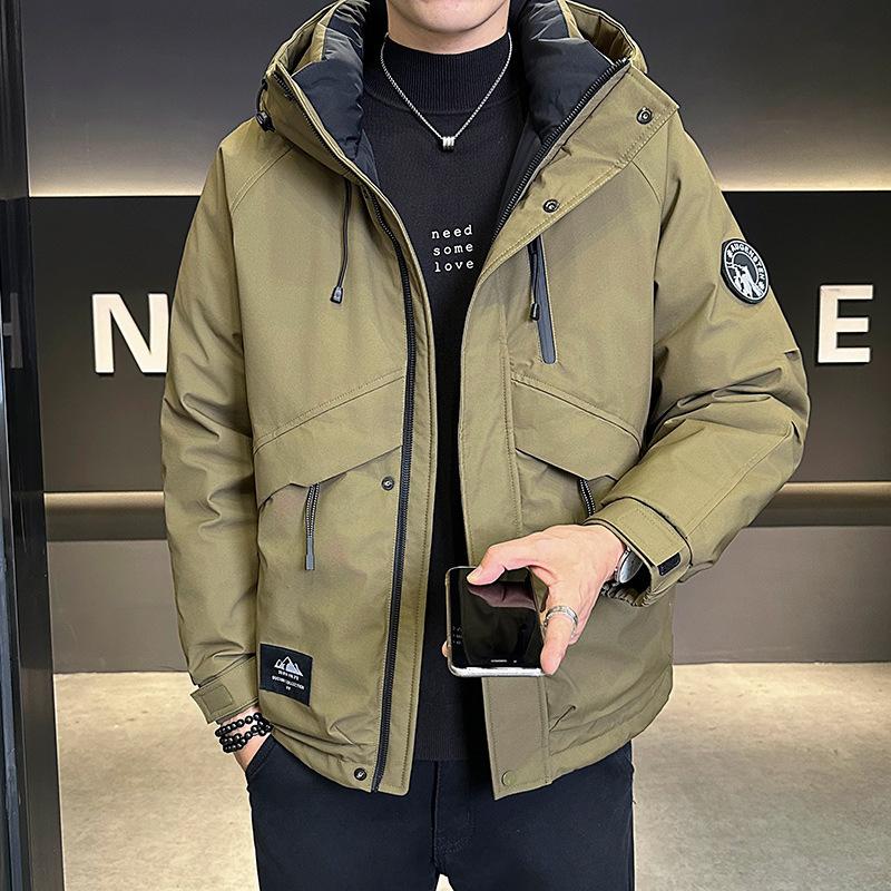 Tooling high-quality leisure outdoor sports charge jacket trendy brand warm down jacket men's clothing