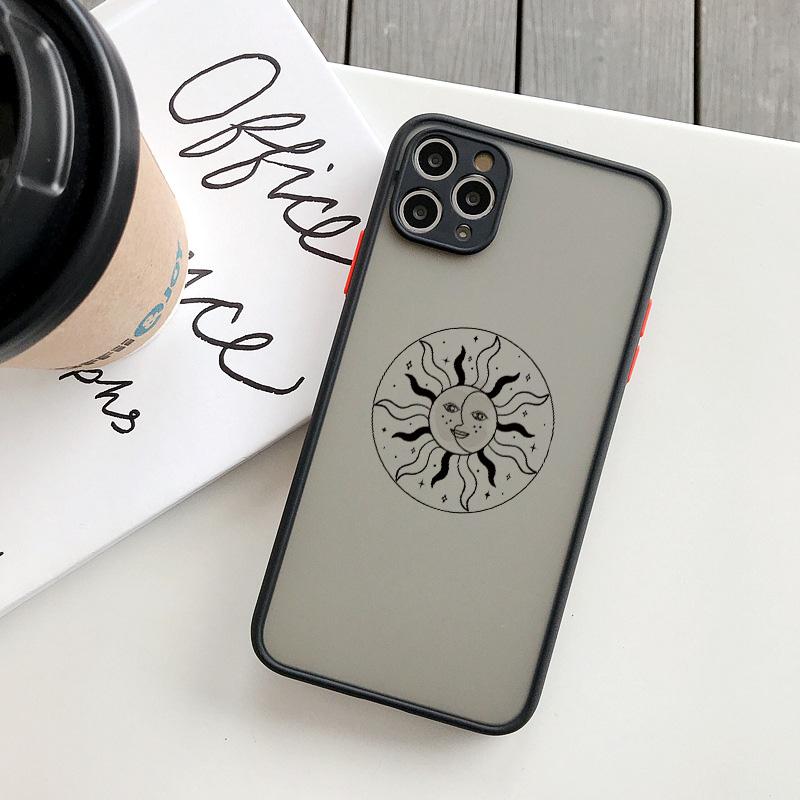 

Mysterious Totem Sun Snake Phone Case Cover For iphone 13 12 Mini 11 14 15 pro max X XR XS MAX SE2 8 7 Plus simple case fundas 7Plus or 8Plus