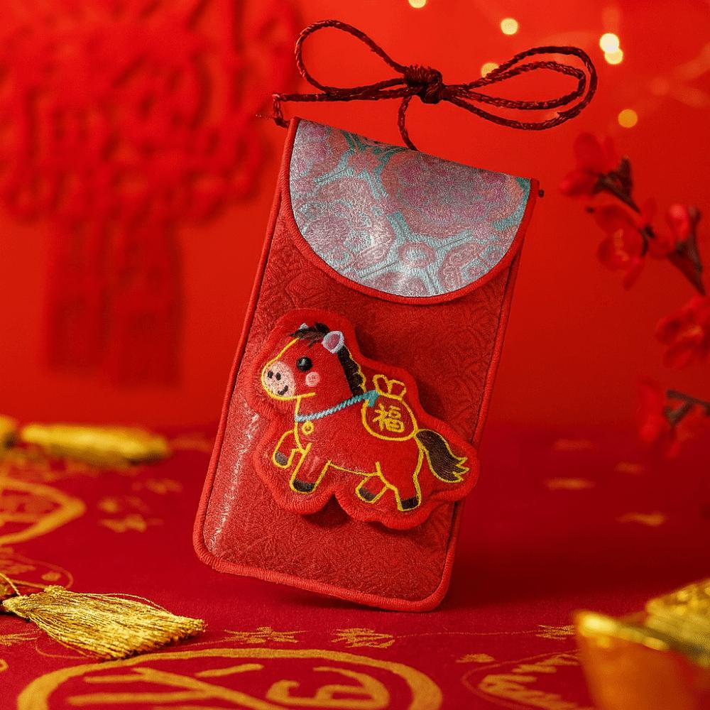 Thickened Lucky Red Pocket Chinese Style Red Packet Good Lucky Money Bag  Marriage Occasion