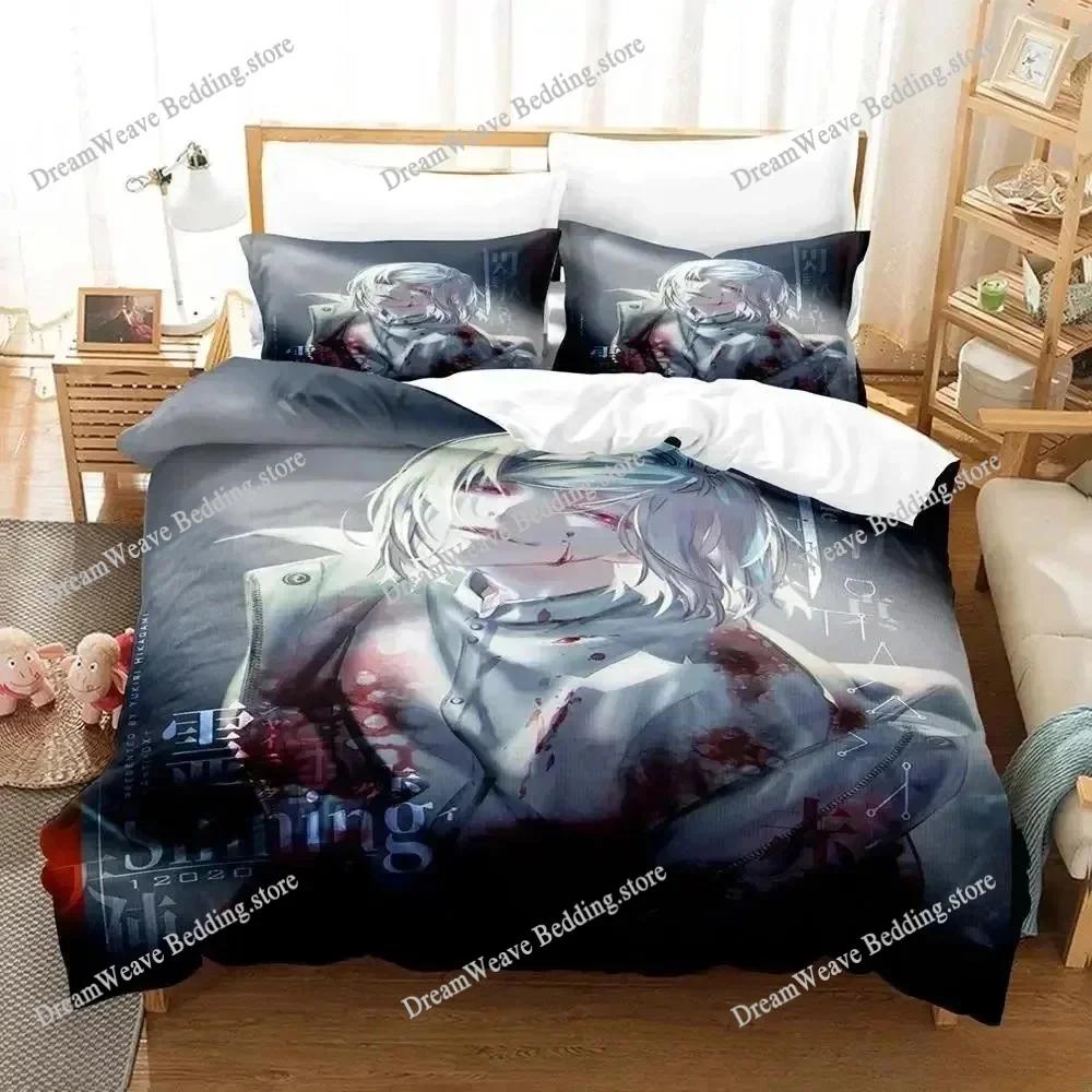 3D Printed Anime Akudama Drive Bedding Set Duvet Cover Bedroom Comforter Single Twin King _Size Quilt Cover Home Textiles