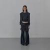 LCDC™ Tied Detail Knit Top (Melange Gray)