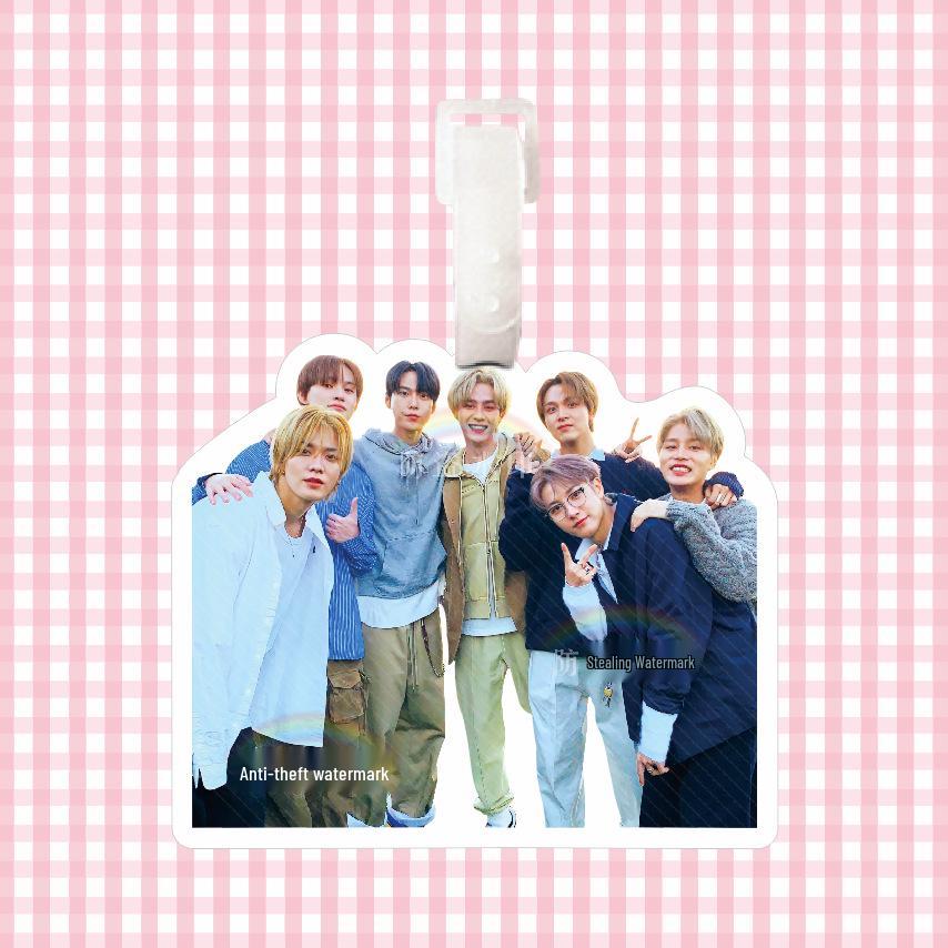 Милый багажный ярлык и брелок-подвеска NCT Team для рюкзака Height 12CM Width 8-10CM