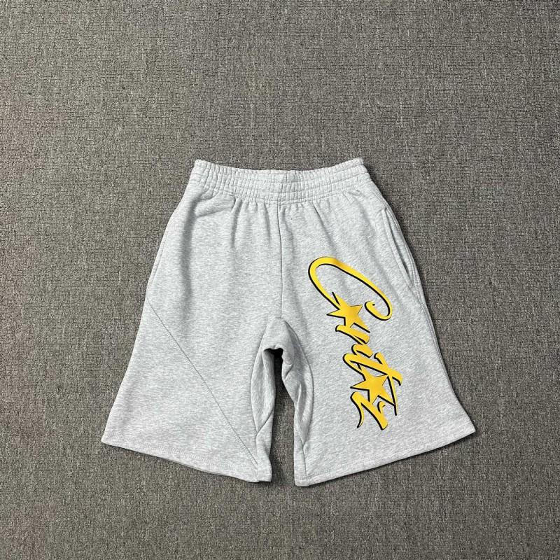 Cort Short Devil Island Print Shorts Mens Hip Hop Skate Casual Sweatpants Trendy Streetwear