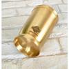Pure Brass Matt Finish Glass/Tumbler with Brass Bottom, for Drinking Serving Water, Brass Glass Volume-270 ML, 1 Piecec