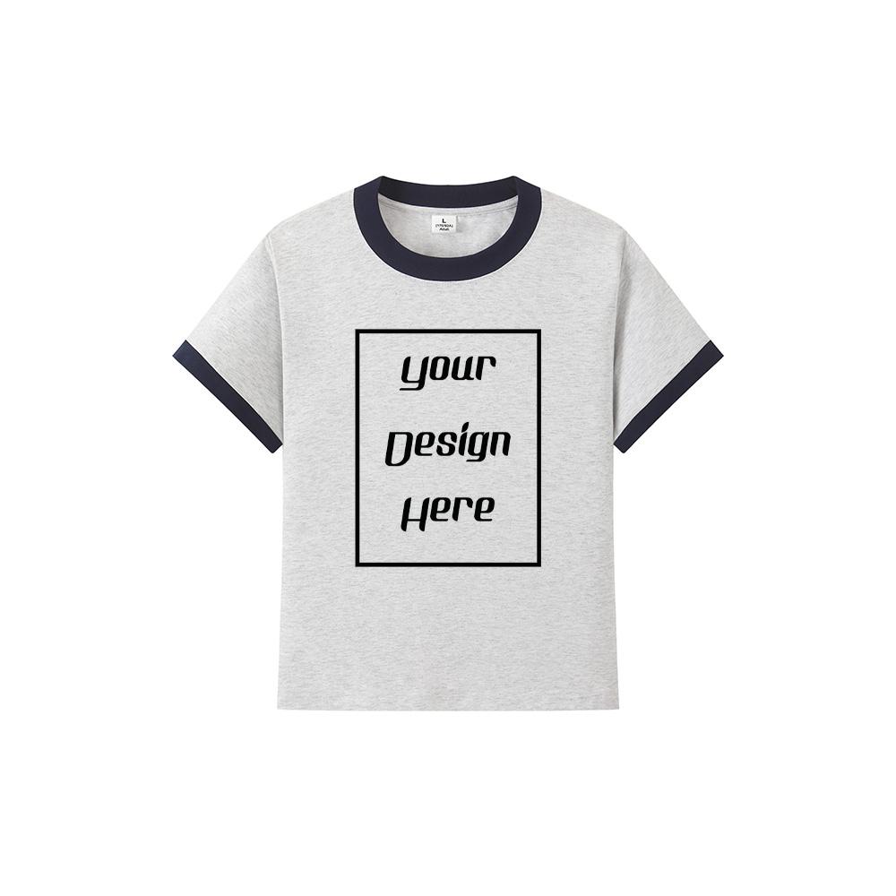 

Модная женская футболка с индивидуальным принтом, короткая, для похудения, уличная, повседневная, с круглым вырезом, с короткими рукавами, для девушек, футболки Harajuku M