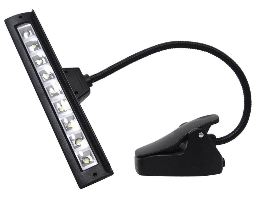 KC Music Stand Light, Gooseneck Type, 9 LEDs, KML-04