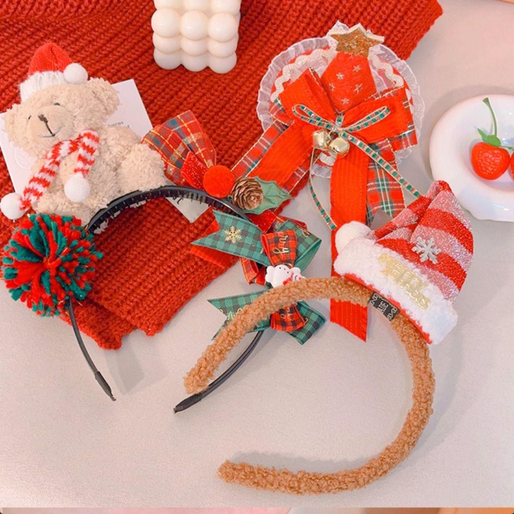 Accesorii pentru par Moș Crăciun Cerc de păr Agraf de păr Antler Bentiță de Crăciun Fete/Feme