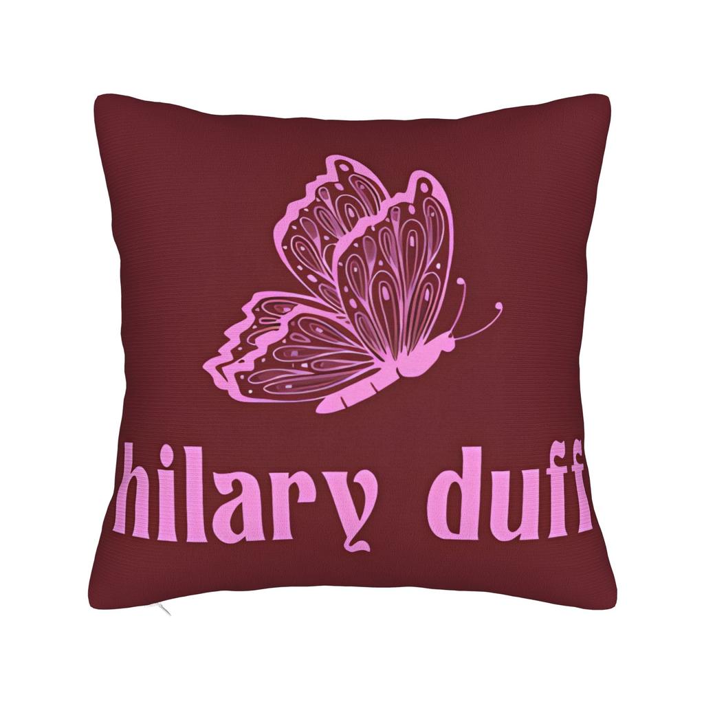 Hilary Duff Fan Merch Pillow Case Comfy Pillow Cover For Chair Sofa Home Decor Morden Pillowcases
